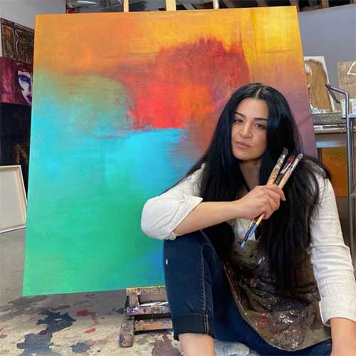 Finger Painting with Magdoline Filice Art Designs